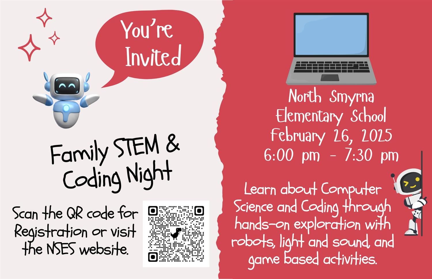  Family STEM and Coding Night